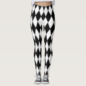 Karneval-Art-Harlekin-Muster Leggings (Vorderseite)