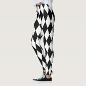 Karneval-Art-Harlekin-Muster Leggings (Links)