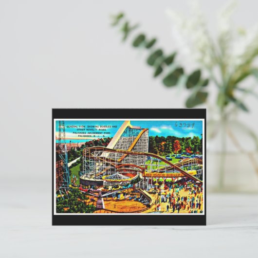 Karneval auf der Postkarte/Vergnügung-4 Postkarte (Stehend Vorderseite)