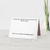 Karneval-Ball-Einladung Einladung (Rückseite)