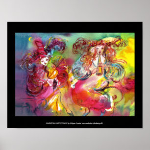KARNEVAL BALLETT / Venezianischer Maskenball,Tanz, Poster