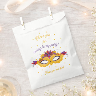 Karneval Birthday Party Danke Geschenktütchen