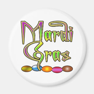 Karneval bördelt Kleid Magnet