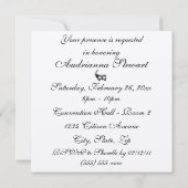 "Karneval-Brautparty " Einladung (Rückseite)