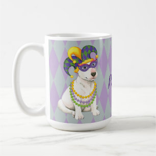 Karneval-Bullterrier Kaffeetasse