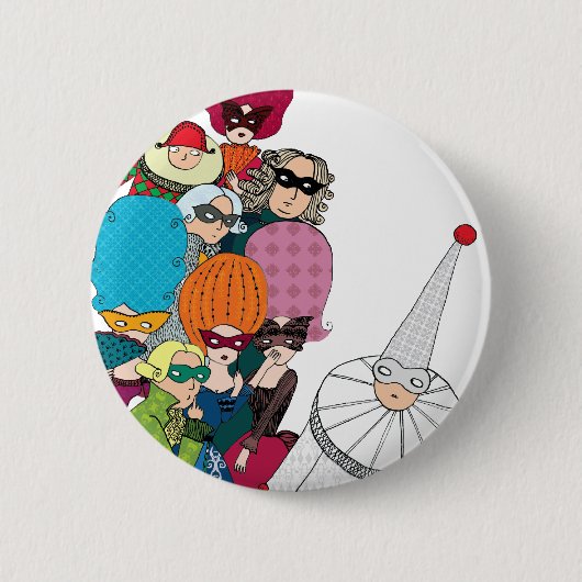 Karneval Button (Vorderseite)