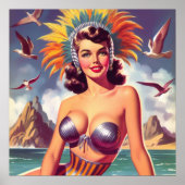 Karneval-Button Poster (Vorne)