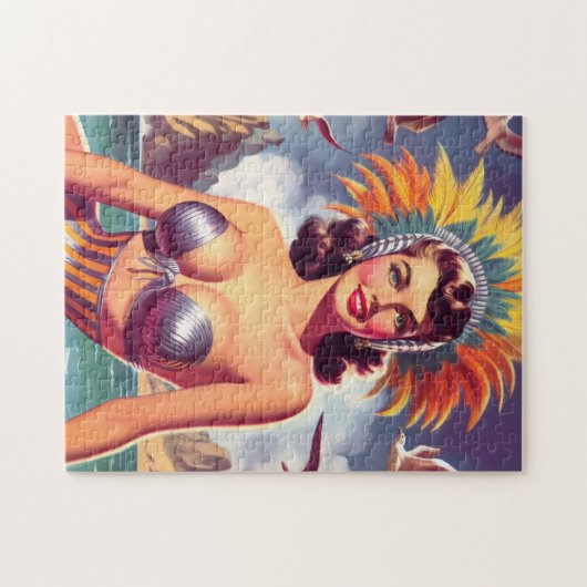 Karneval-Button Puzzle (Horizontal)