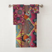 Karneval Chaos Bath Handtuch Set (Insitu)