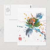Karneval Chrysanthemum Postkarte (Vorne/Hinten)