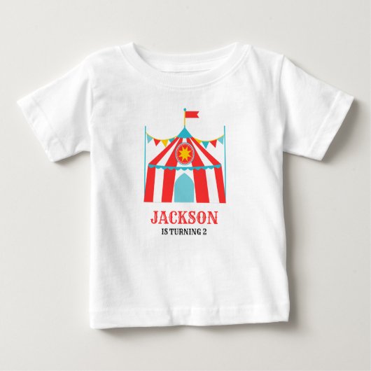 Karneval Circus Geburtstag Baby T-shirt (Vorderseite)