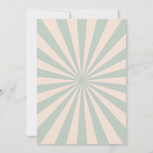 Karneval Circus Geburtstag Danke Karte (Rückseite)