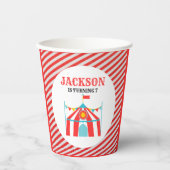 Karneval Circus Geburtstag Pappbecher (Vorderseite)