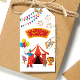 Karneval Circus-Geschenk-Tag Geschenkanhänger