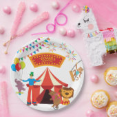 Karneval Circus Party Papierplatte Pappteller (Party)