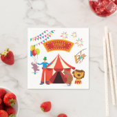 Karneval Circus Party Serviette (Beispiel)