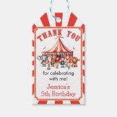 Karneval Circus Show & Animations Geburtstag Viele Geschenkanhänger (Vorderseite)