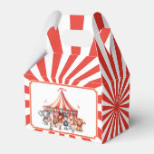 Karneval Circus Show & Animations Geburtstagsparty Geschenkschachtel (Rückseite)