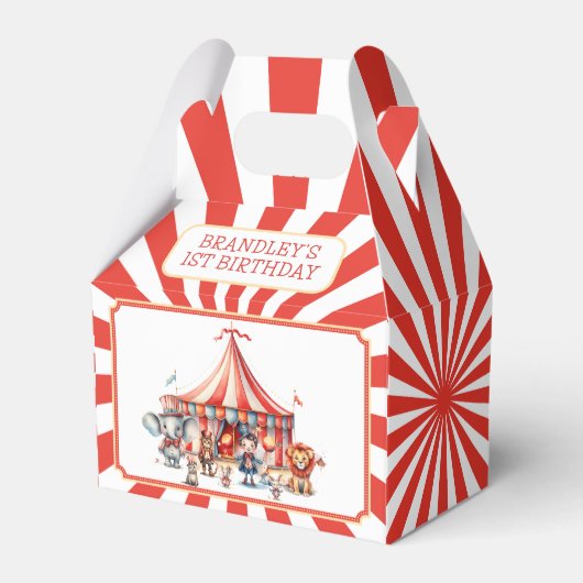 Karneval Circus Show & Animations Geburtstagsparty Geschenkschachtel (Vorderseite)