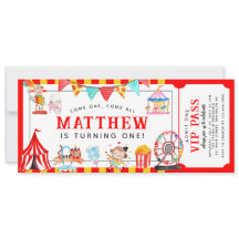 Karneval Circus Ticket Eintritt Kindergeburtstag a