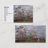 Karneval - Circus Visitenkarte (Vorne/Hinten)