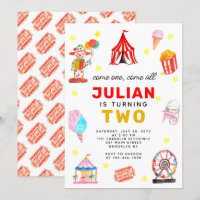 Karneval Circus Zent Clown Popcorn Kind Geburtstag