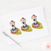 Karneval Clown Rechteckiger Aufkleber (Umschlag)