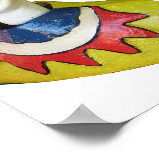 Karneval Clowns Poster (Ecke)