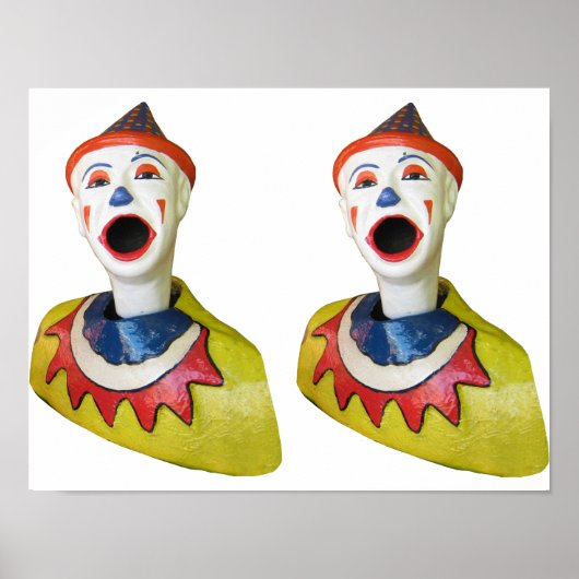 Karneval Clowns Poster (Vorne)