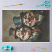 Karneval-Clowns von Whispers Decoupage Seidenpapier (Basteln)
