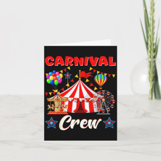 Karneval Crew Lustiges Zirkuspersonal Kostüm Zirku Karte