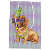 Karneval-Dackel Mittlere Geschenktüte (Rückseite)