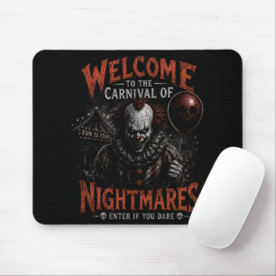 Karneval der Albträume Gruselclown-Mauspad Mousepad