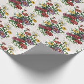 Karneval der Blumen Geschenkpapier (Ecke)