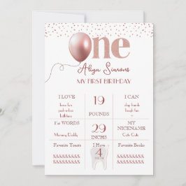 Karneval der Freude Einladung zum ersten Geburtsta