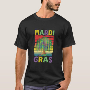 Karneval der Mardi Gras Bead Tree T-Shirt