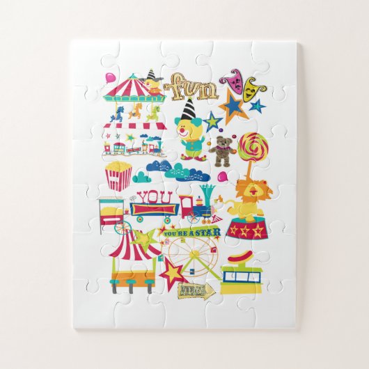 Karneval der Puzzles Zirkus (Vertikal)