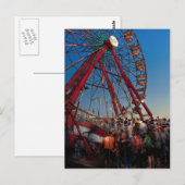 Karneval - ein erstaunlicher Ausflug Postkarte (Vorne/Hinten)
