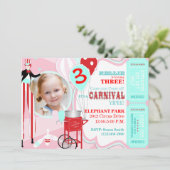 Karneval Einladung (Stehend Vorderseite)