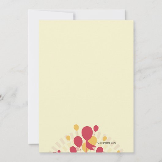 Karneval-Einladung Einladung (Rückseite)