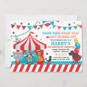 Karneval - Einladung zum Geburtstag (Vorderseite)