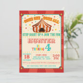 Karneval - Einladung zum Geburtstag (Stehend Vorderseite)