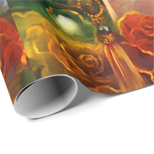 Karneval-extravagante Surreal Geschenkpapier (Rolleneckpunkt)