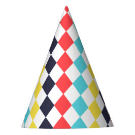 Karneval-Farbe Diamond Geburtstag Partyhütchen