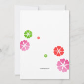 Karneval färbt Einladung Cinco Des Mayo (Rückseite)