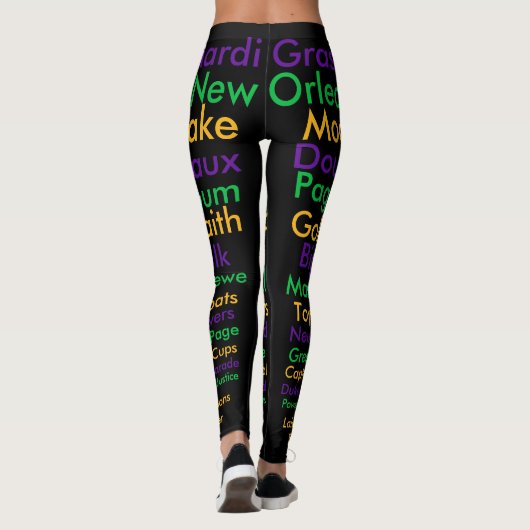 Karneval fasst Leggings ab (Rückseite)
