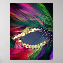 Karneval Feather Mask