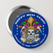 Karneval-Feiertag fertigen Ansicht-Anmerkungen Button (Vorne & Hinten)