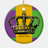 Karneval-Flaggen-Krone Keramikornament (Hinten)