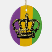 Karneval-Flaggen-Krone Keramikornament (Rechts)